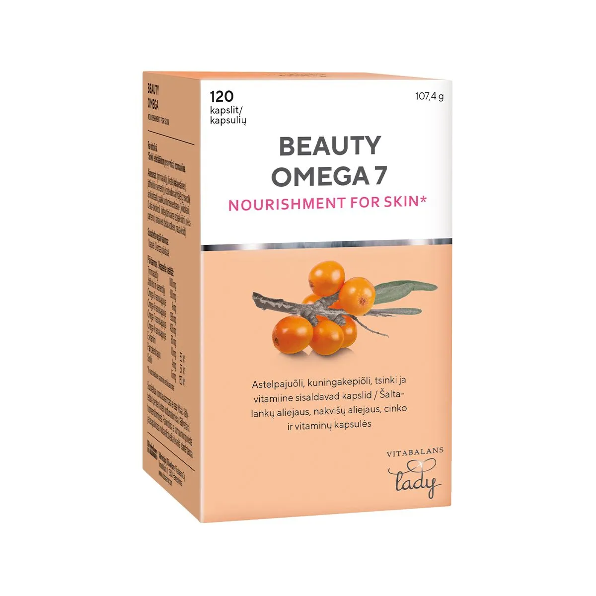 BEAUTY OMEGA 7 CAPS N120 - Product Image