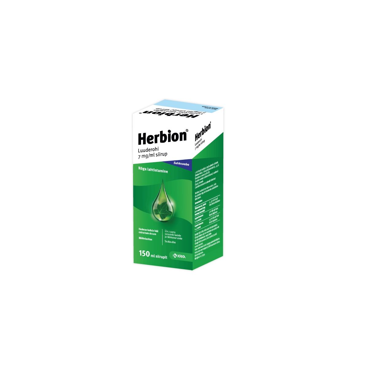 HERBION LUUDEROHI SIIRUP 7MG/ML 150ML N1