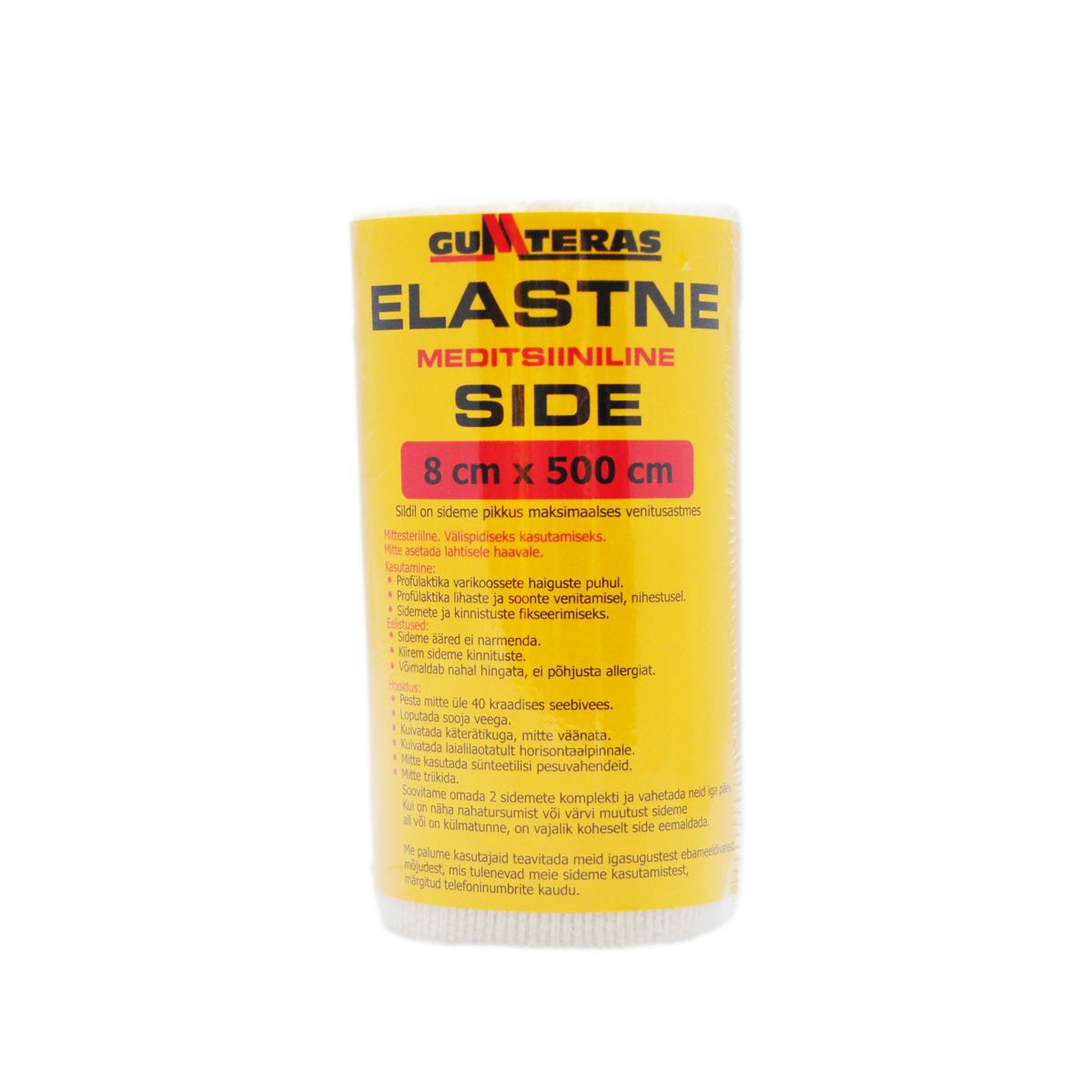 ELASTIKSIDE GUMTERAS  8CMX5M (KINNITUSKLAMBRIGA) - Product Image