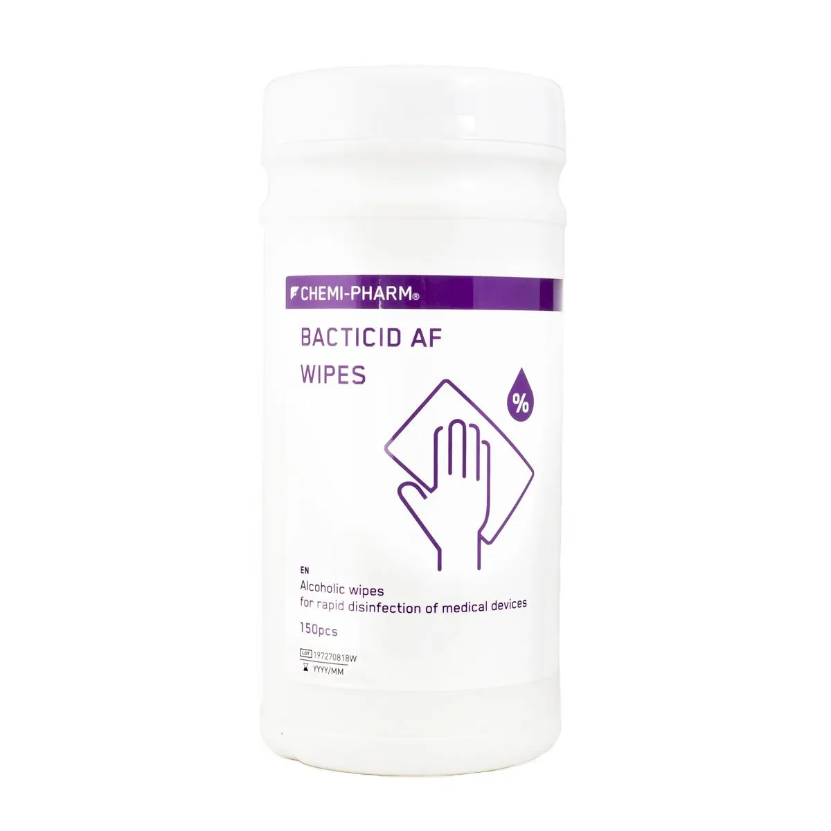 CHEMIPHARM BACTICID AF WIPES SALVRÄTIKUD N150 (PURGIS) - Product Image