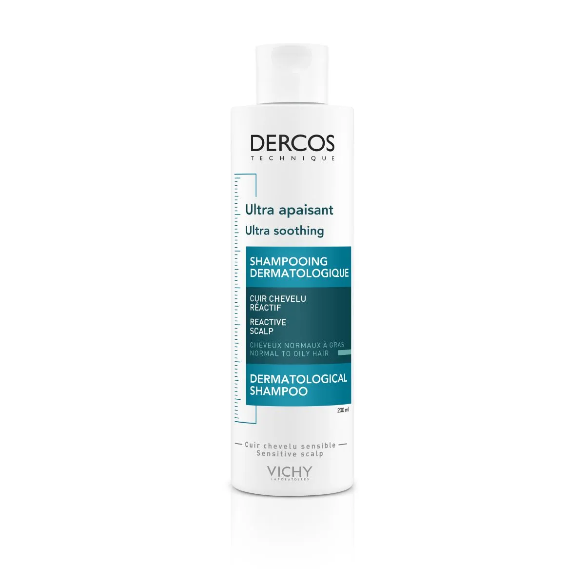 VICHY DERCOS SHAMPOON TUNDLIKULE RASUSELE PEANAHALE 200ML - Product Image