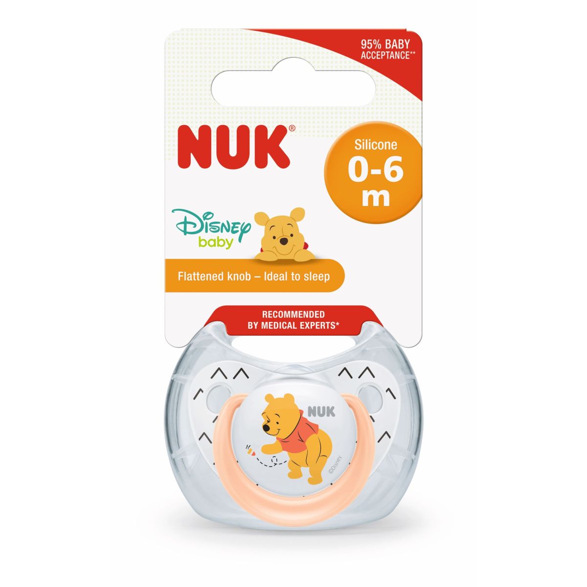 NUK RÕNGASLUTT DISNEY 0-6 KUUD SIL N1 - Product Image