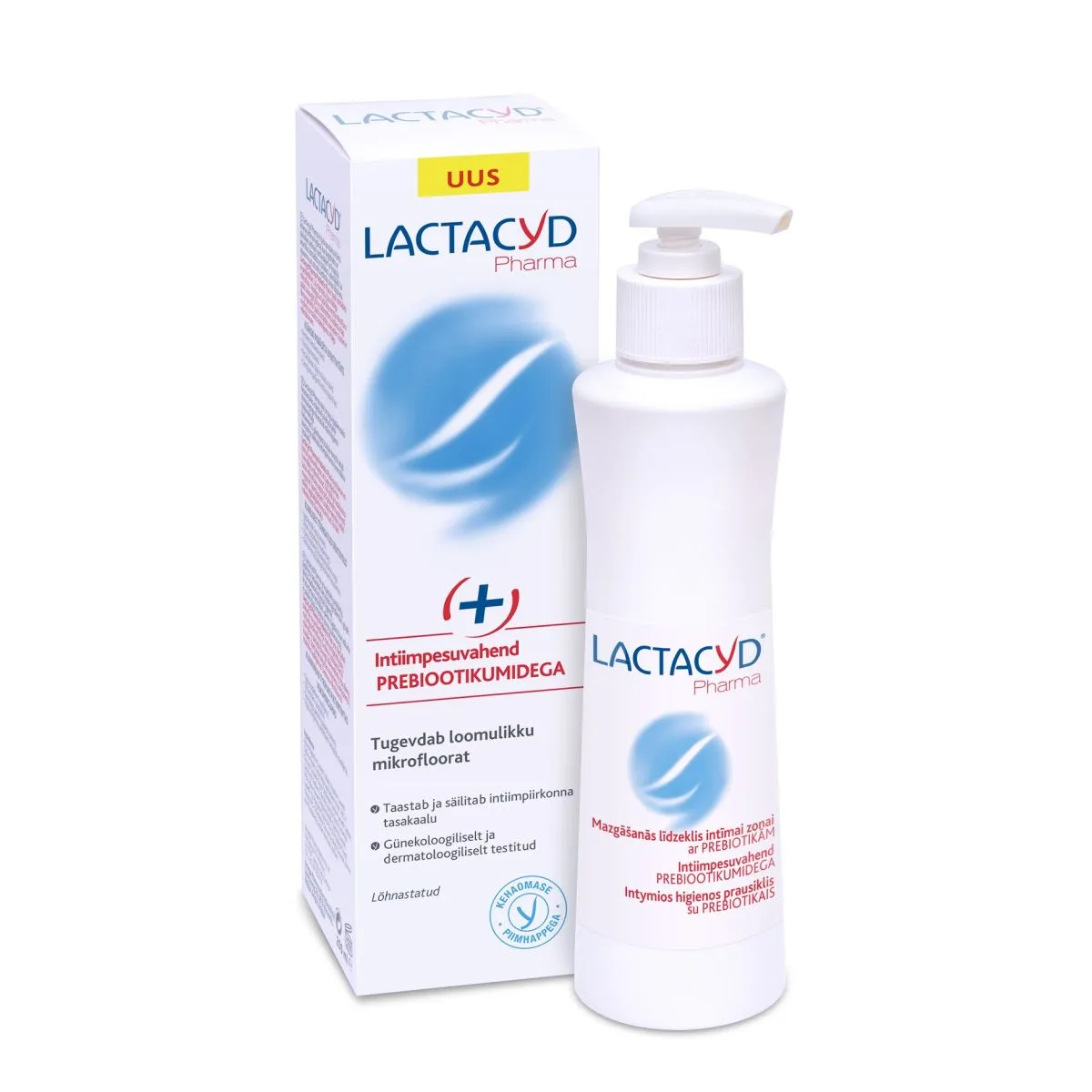 LACTACYD PHARMA INTIIMPESUVAHEND PREBIOOTIKUMIDEGA 250ML