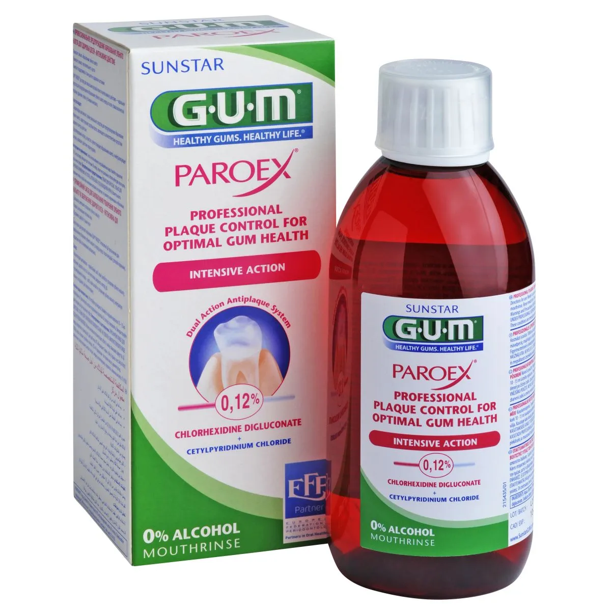 GUM SUUVESI PAROEX 0,12% KLOORHEKSIDIINIGA 300ML