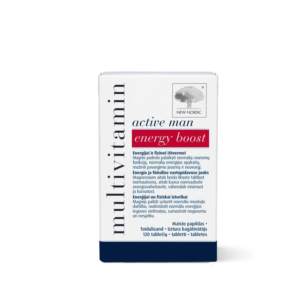 NEW NORDIC MULTI ACTIVE MAN ENERGY BOOST N120 - Product Image