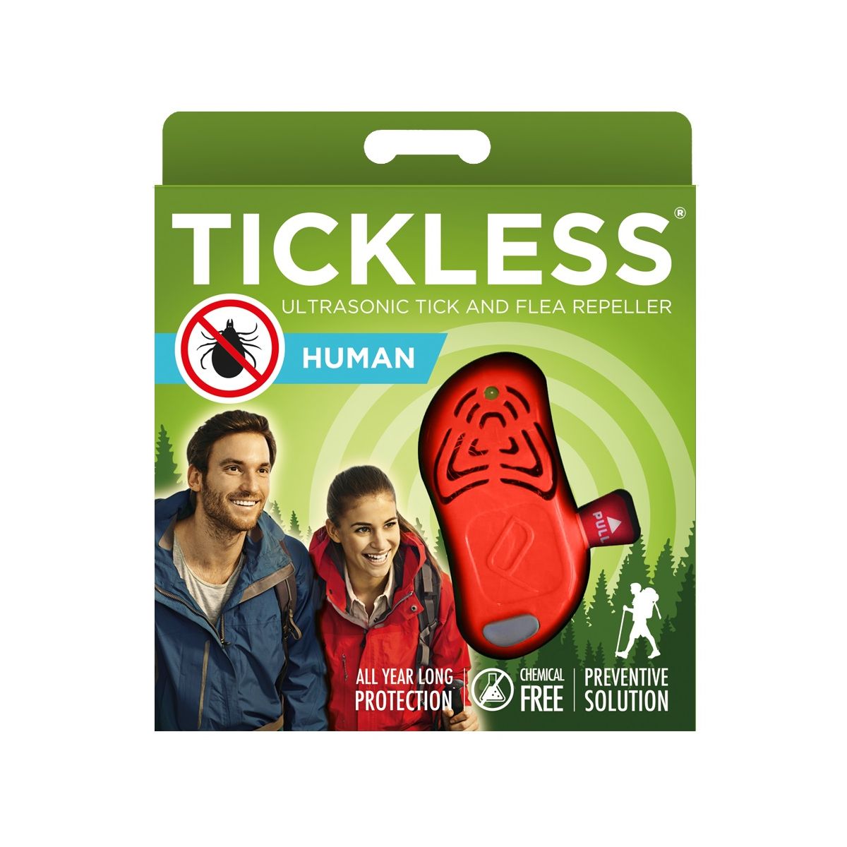 Tickless puugipeletaja täiskasvanutele oranž - Product Image