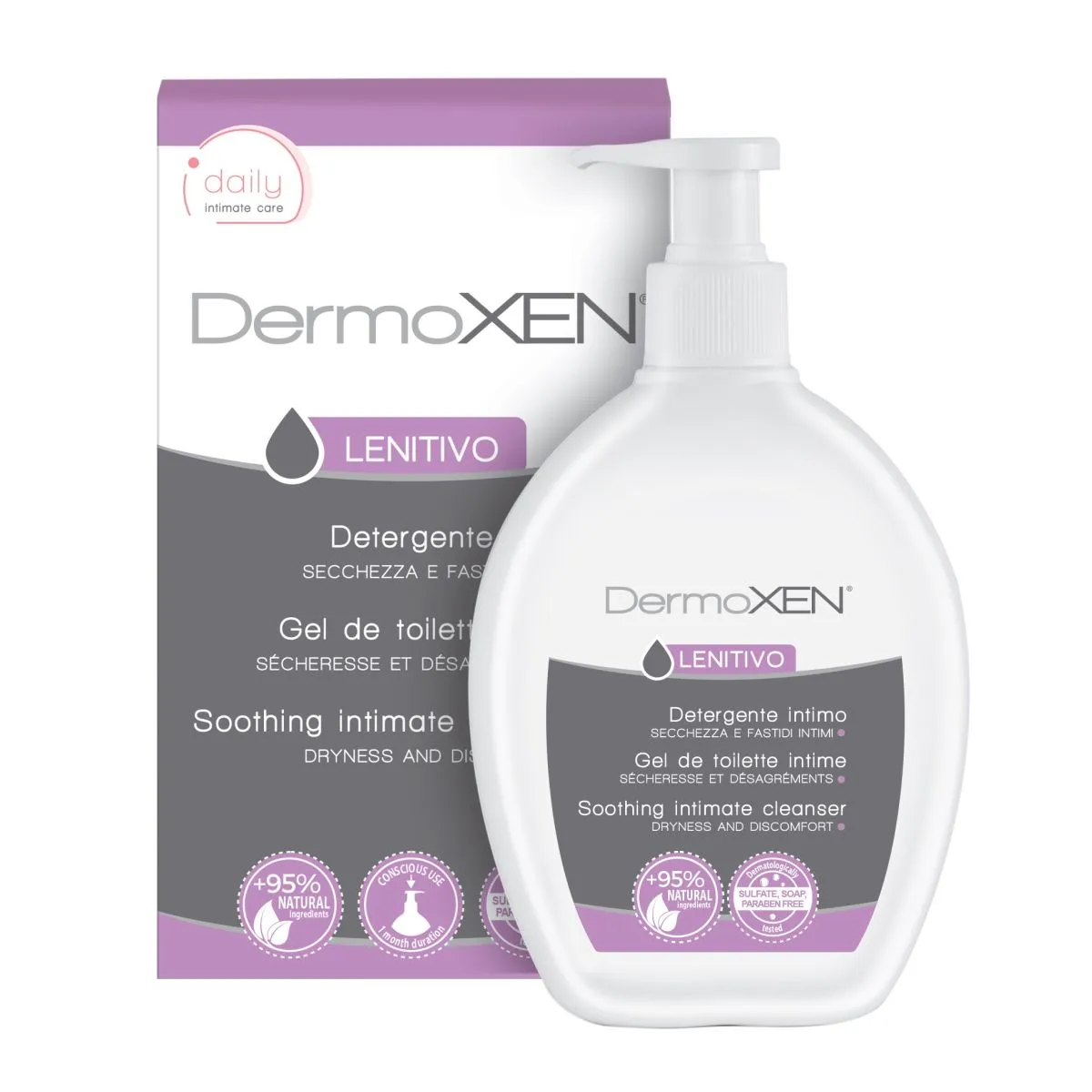 DERMOXEN LENITIVO INTIIMPESUGEEL TUPEKUIVUSE KORRAL  200ML - Product Image