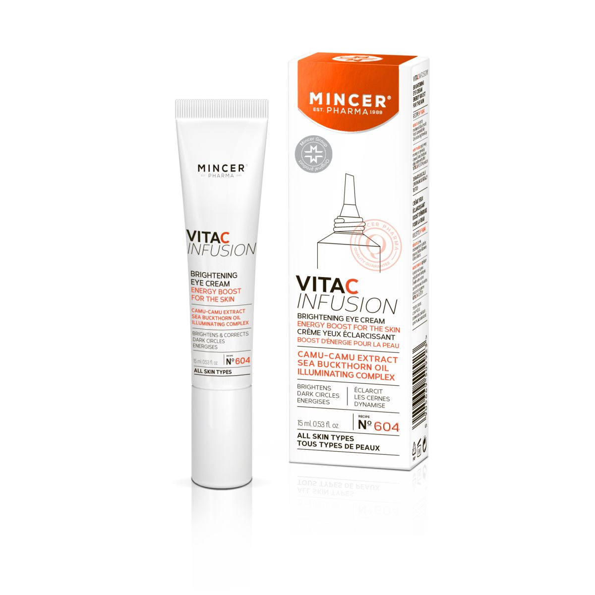 MINCER PHARMA VITA C SILMAKREEM TUMEDATELE SILMAALUSTELE 15ML - Product Image