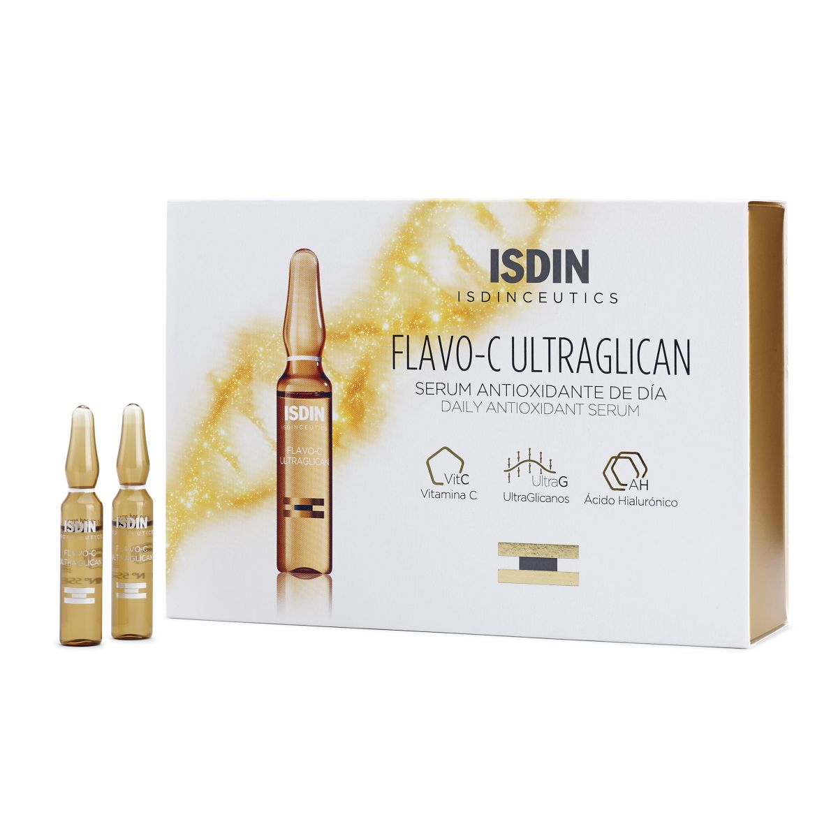 ISDIN FLAVO-C AMPULLID ULTRAGLICAN 2ML N10 - Product Image