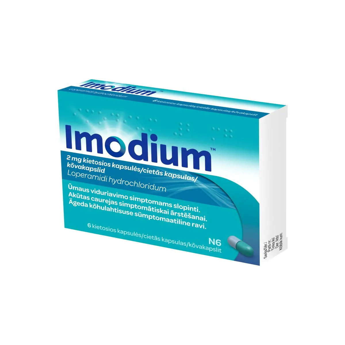 IMODIUM CAPS 2MG N6 - Product Image