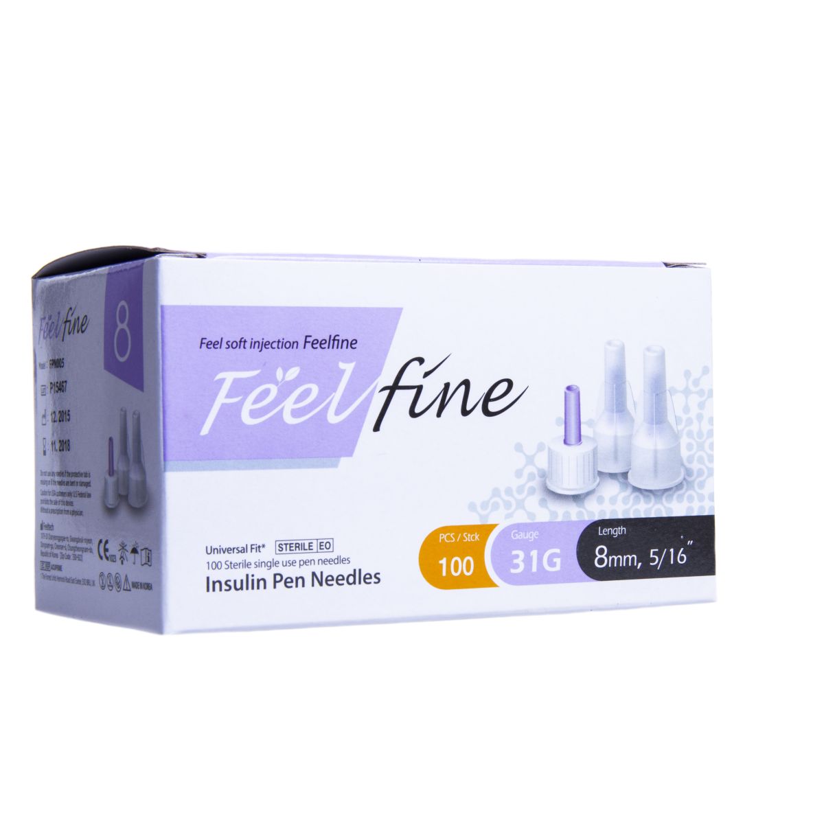 INSULIININÕELAD SMS FEELFINE 31G 8MM N100 - Product Image