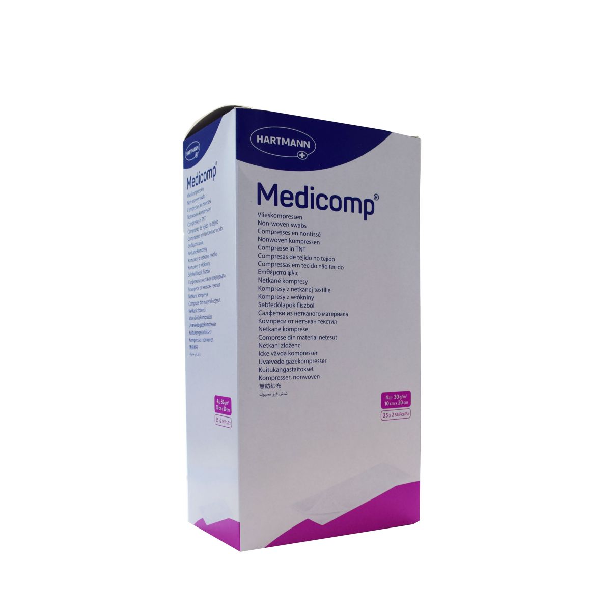 MEDICOMP TAMPOONID STER 10X20CM N25X2 - Product Image