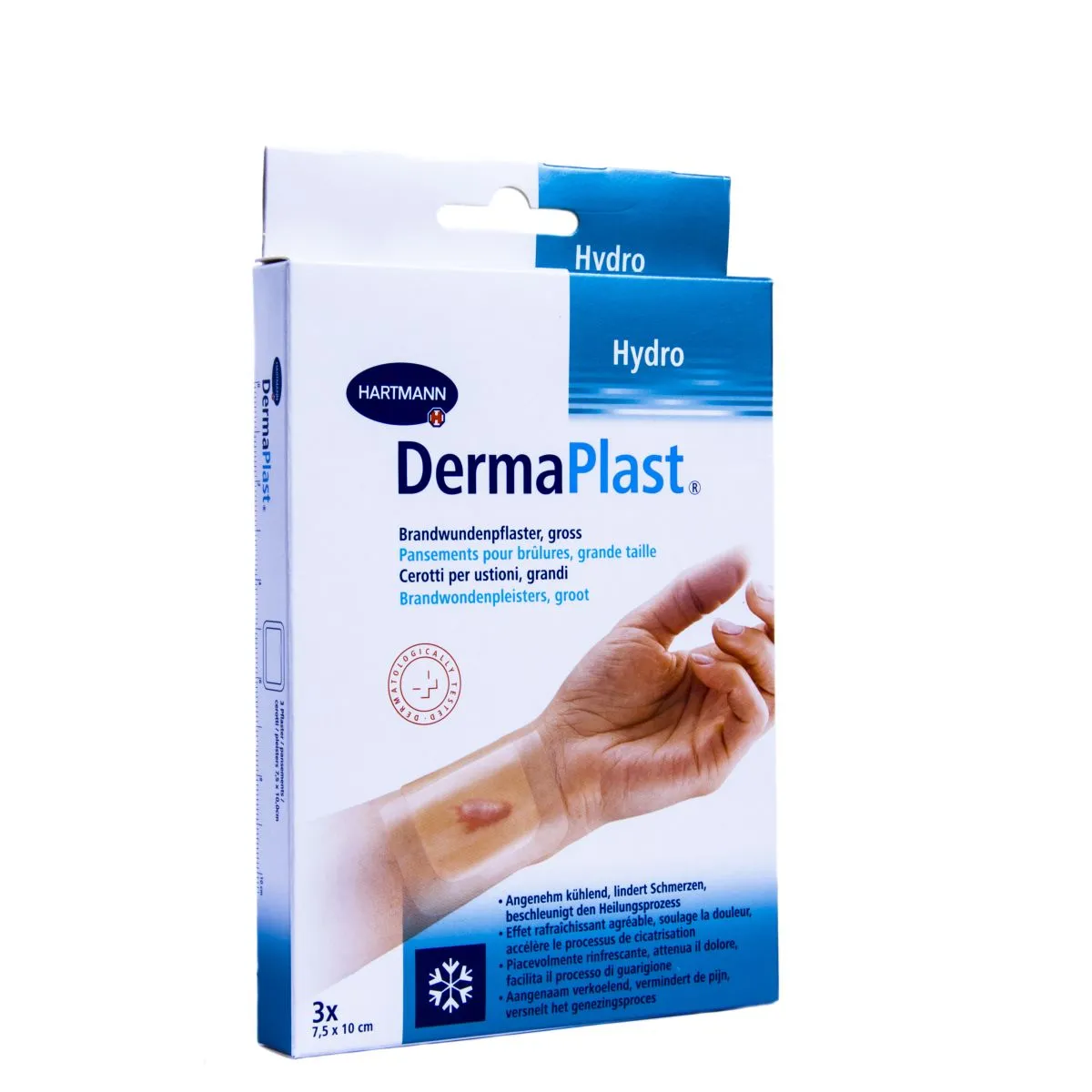 DERMAPLAST PLAASTRID PÕLETUSHAAVADELE EFFECT 7,5X10CM N3 - Product Image