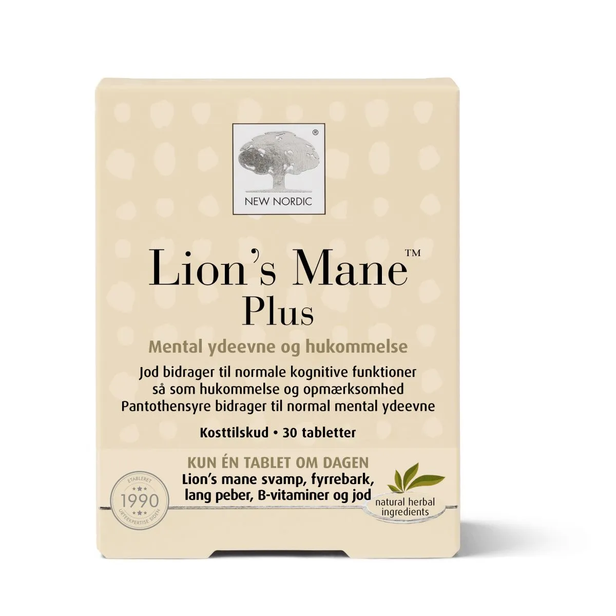 NEW NORDIC LIONS MANE PLUS N30 - Product Image