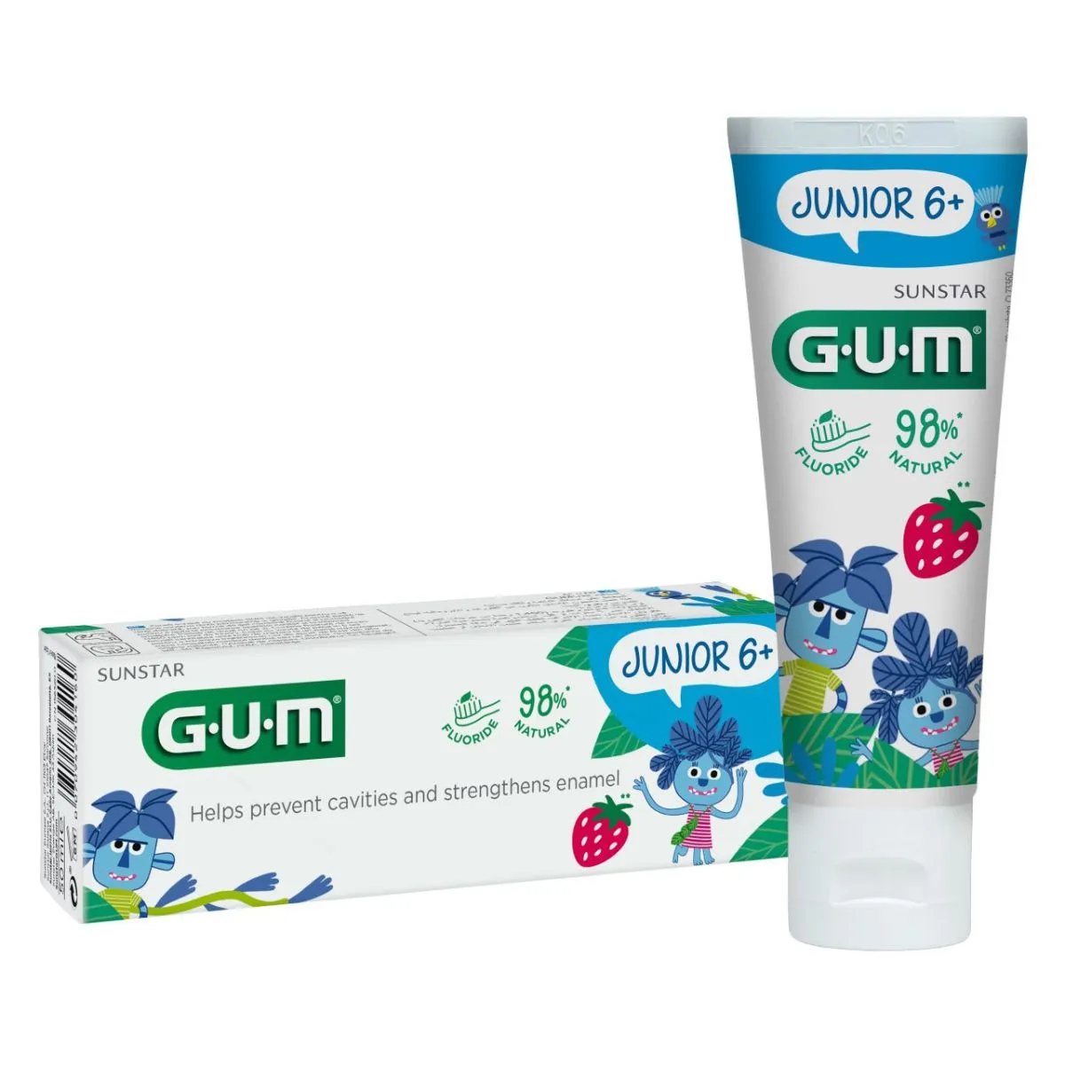 GUM HAMBAPASTA LASTELE JUNIOR TUTTI-FRUTTI 50ML (6+A)