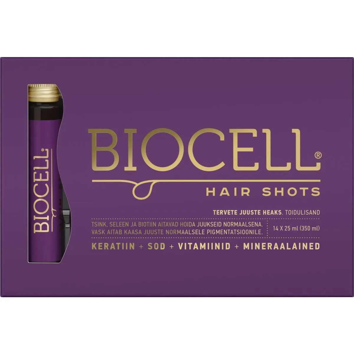 BIOCELL HAIR SHOTS 25ML N14 - Product Image