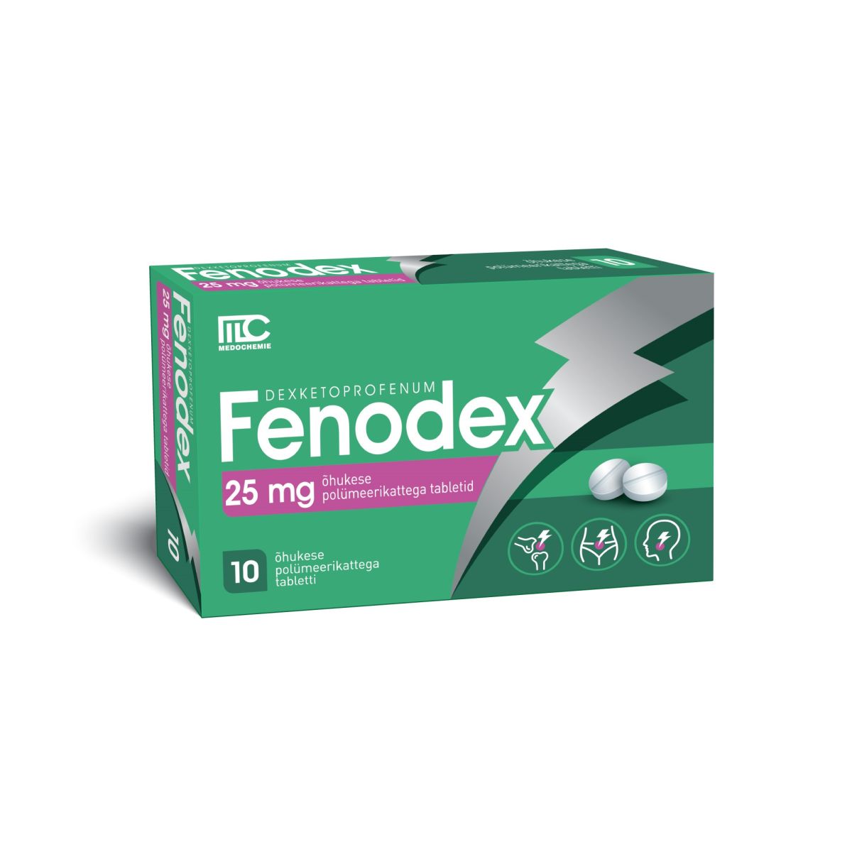 FENODEX KATTEGA TBL 25MG N10 - Product Image