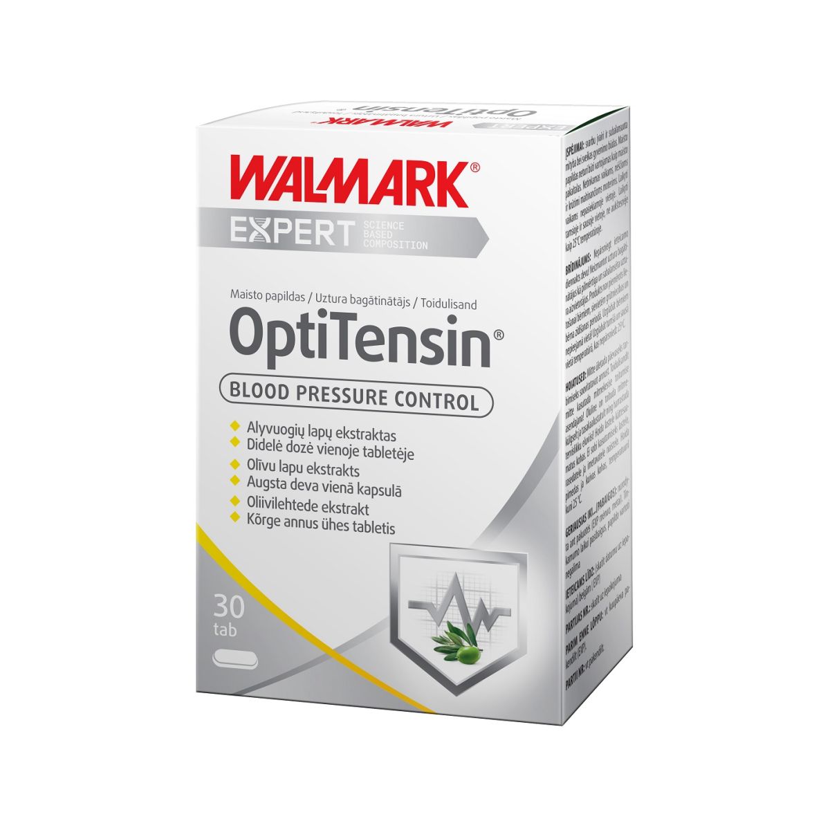 WALMARK OPTITENSIN TBL N30 - Product Image