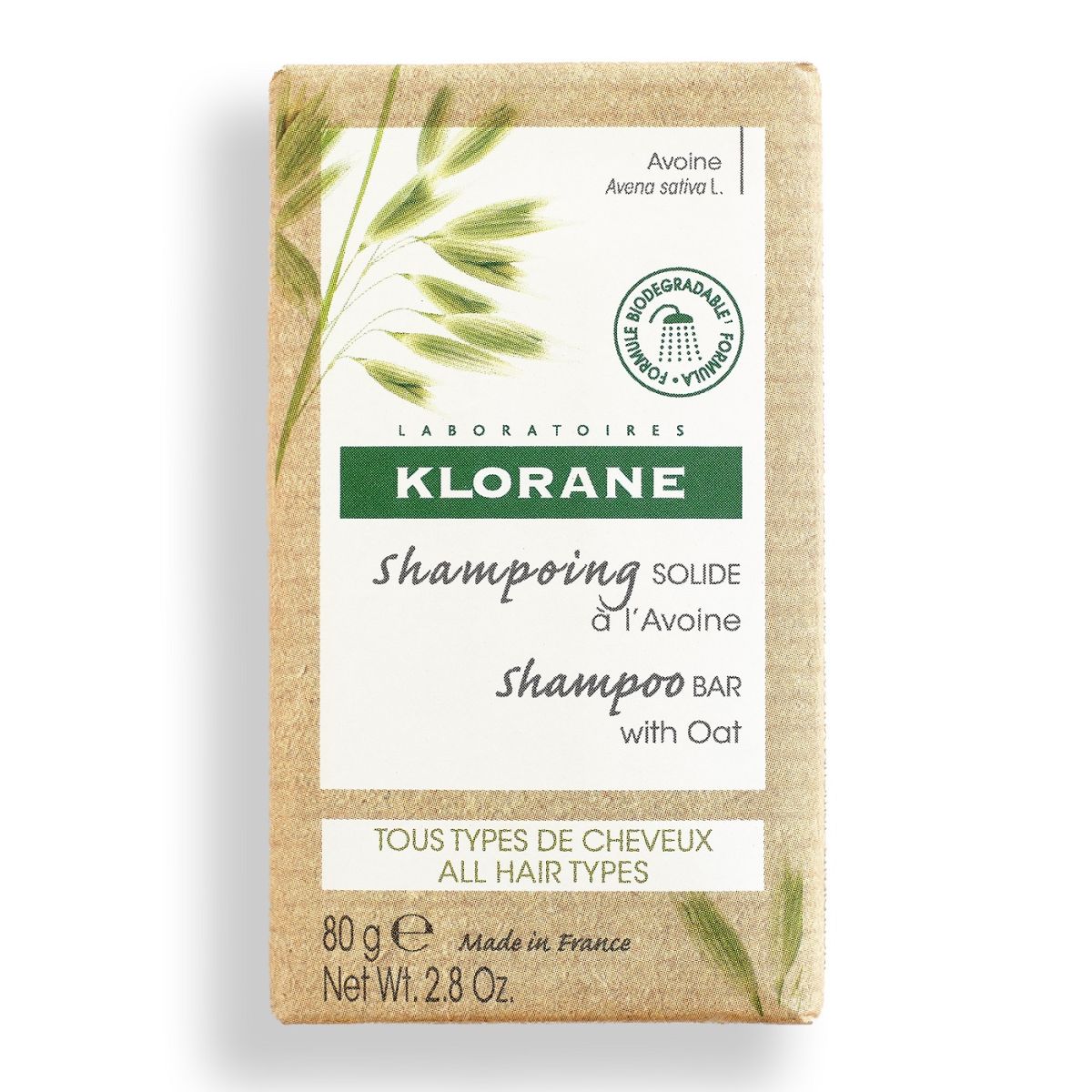 KLORANE TAHKE SHAMPOON KAERAPIIMAGA 80GR - Product Image