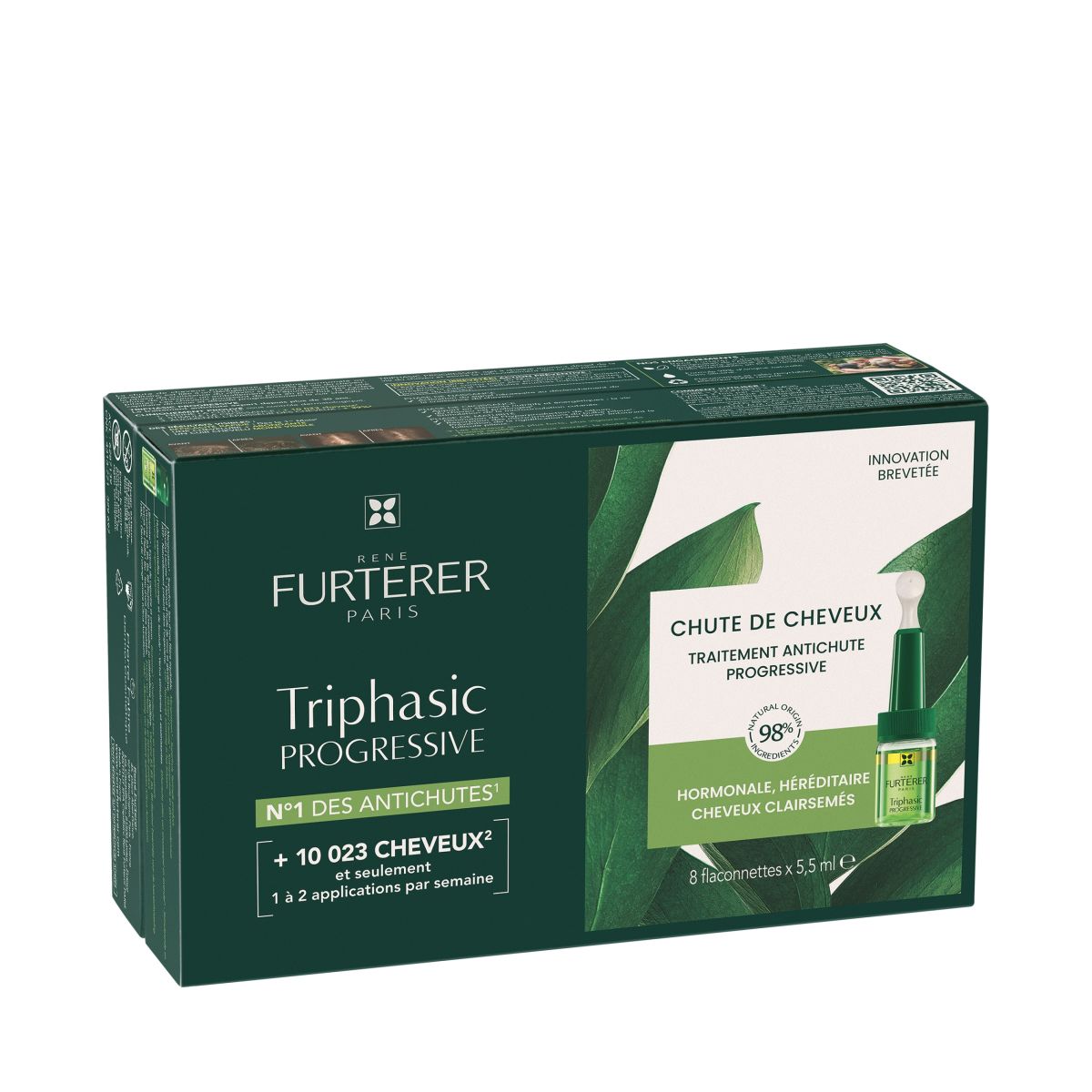 RENE FURTERER TRIPHASIC JUUKSEAMPULLID PROGRESSIVE 5,5ML N8 UUS - Product Image