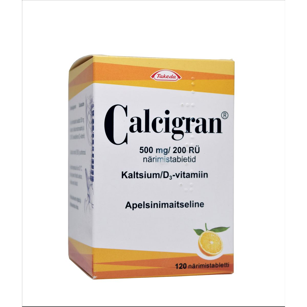 CALCIGRAN NÄRIMISTBL 500MG+200RÜ N120 - Product Image