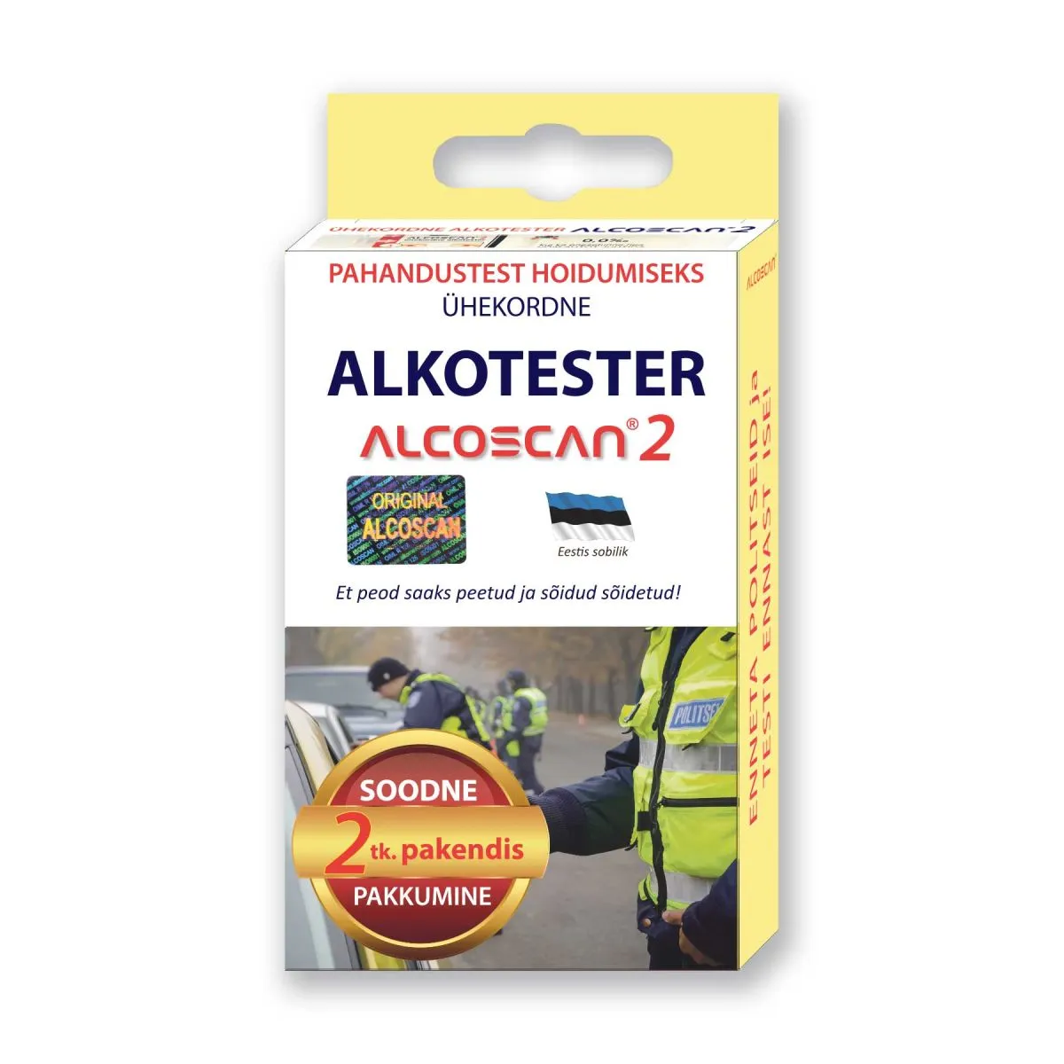 ALKOTESTER ALCOSCAN-2 ÜHEKORDNE N2 - Product Image