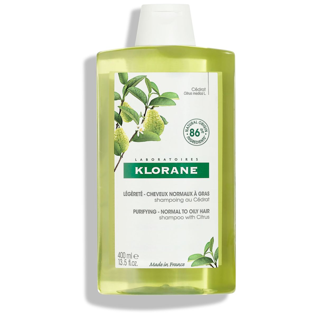 KLORANE SHAMPOON SIDRUNIEKSTRAKTIGA 400ML UUS - Product Image