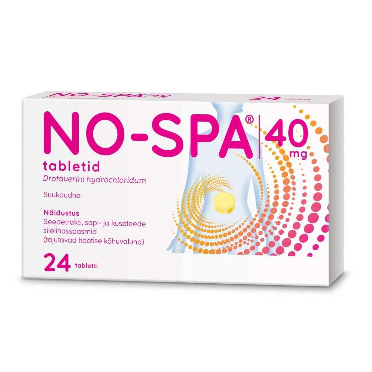 NO-SPA TBL 40MG N24