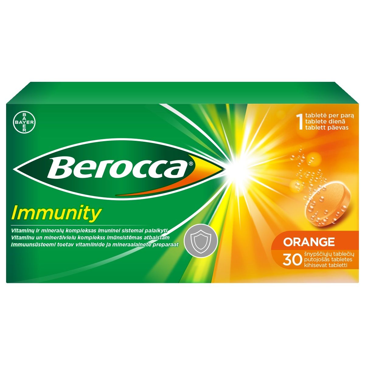 BEROCCA IMMUNITY KIHISEVAD TABLETID N30 - Product Image