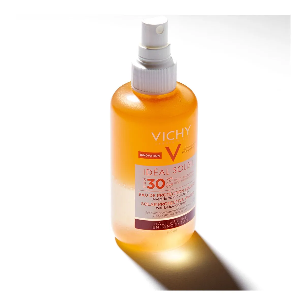 VICHY CS PÄEVITUST SOODUSTAV PIHUSTATAV PÄIKESEKAITSE VESI SPF30 200ML - Product Image