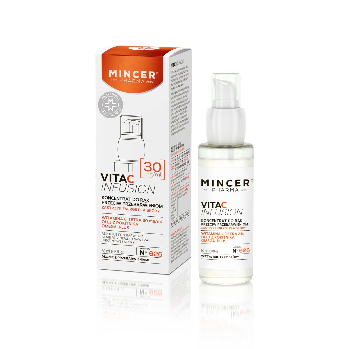 MINCER PHARMA VITA C KONTSENTRAAT KÄTELE PIGMENDILAIGUD 30ML - Product Image