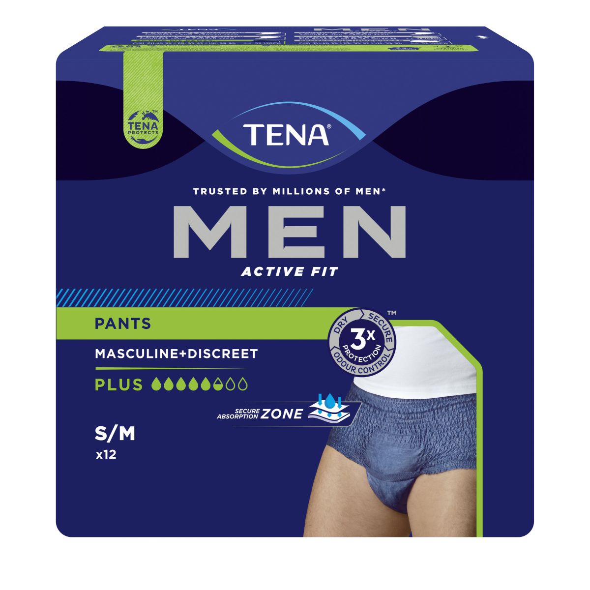 TENA MEN PANTS PLUS S/M N12 - Product Image