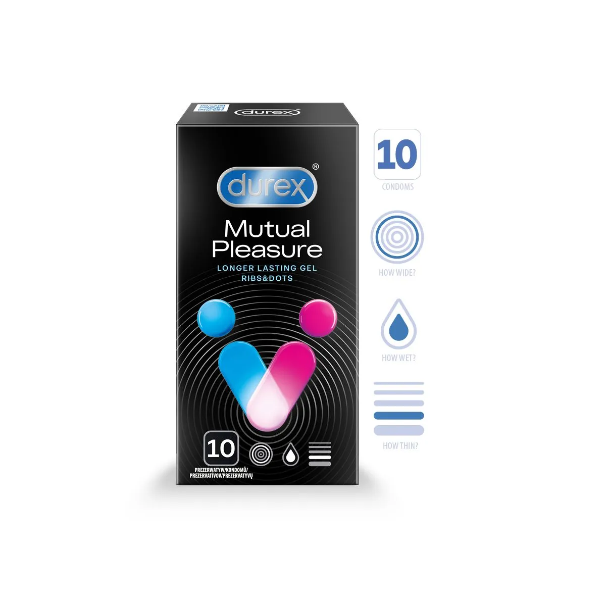 DUREX KONDOOMID MUTUAL PLEASURE N10 - Product Image