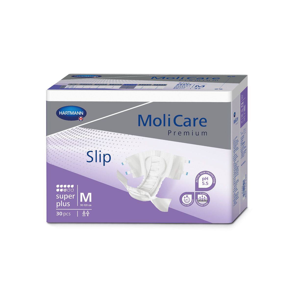 MOLICARE PREMIUM SLIP SUPER PLUS M N30 - Product Image