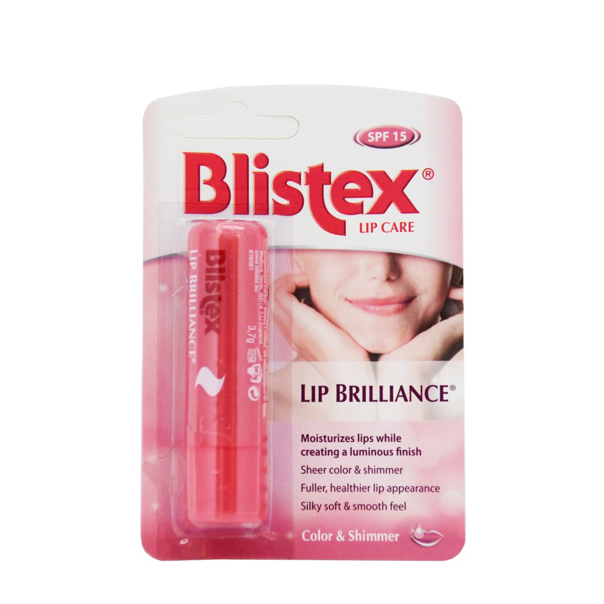 BLISTEX HUULEPALSAM BRILLIANCE SPF15 3,7G - Product Image