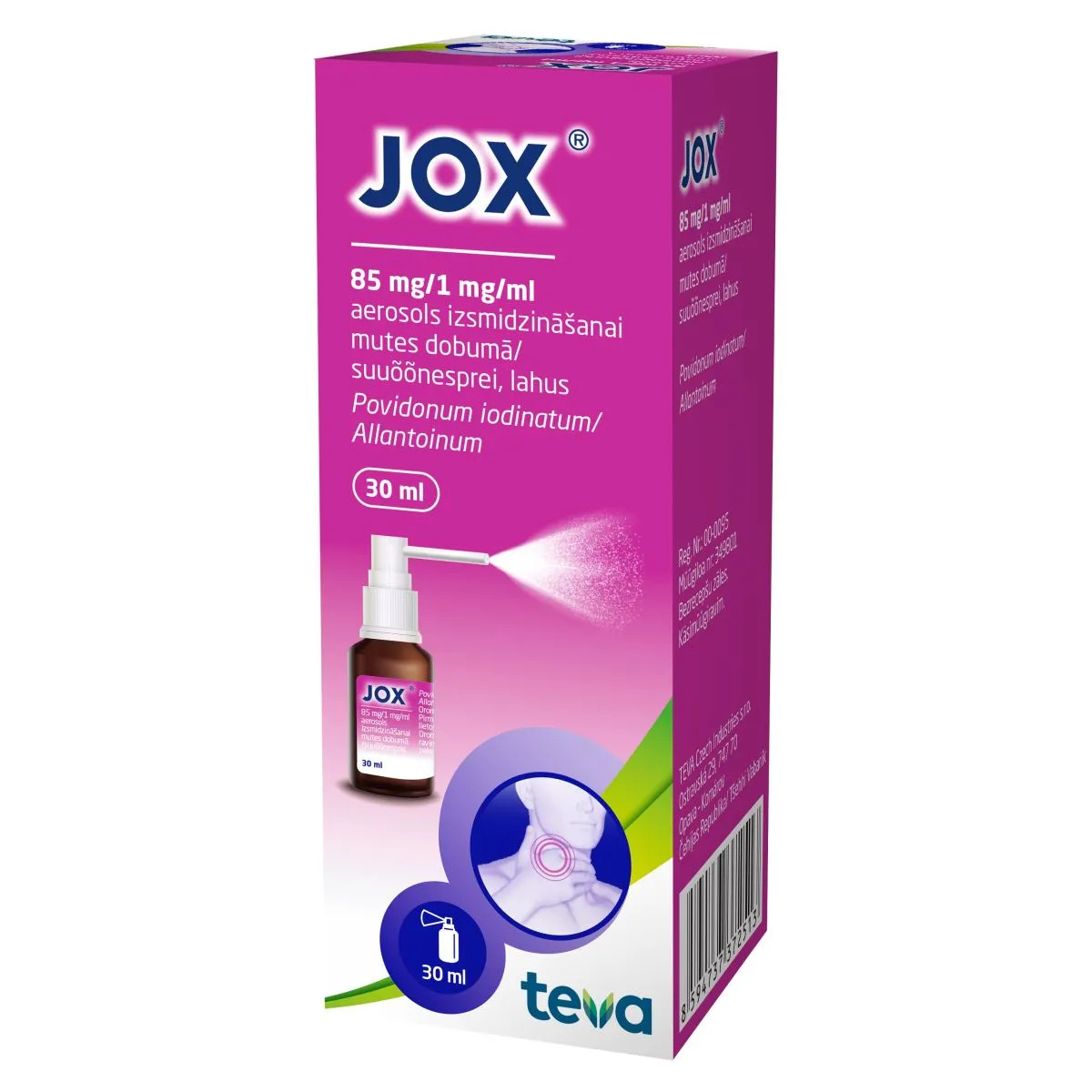 JOX SUUÕÕNESPREI 8,5%+0,1% 30ML - Product Image