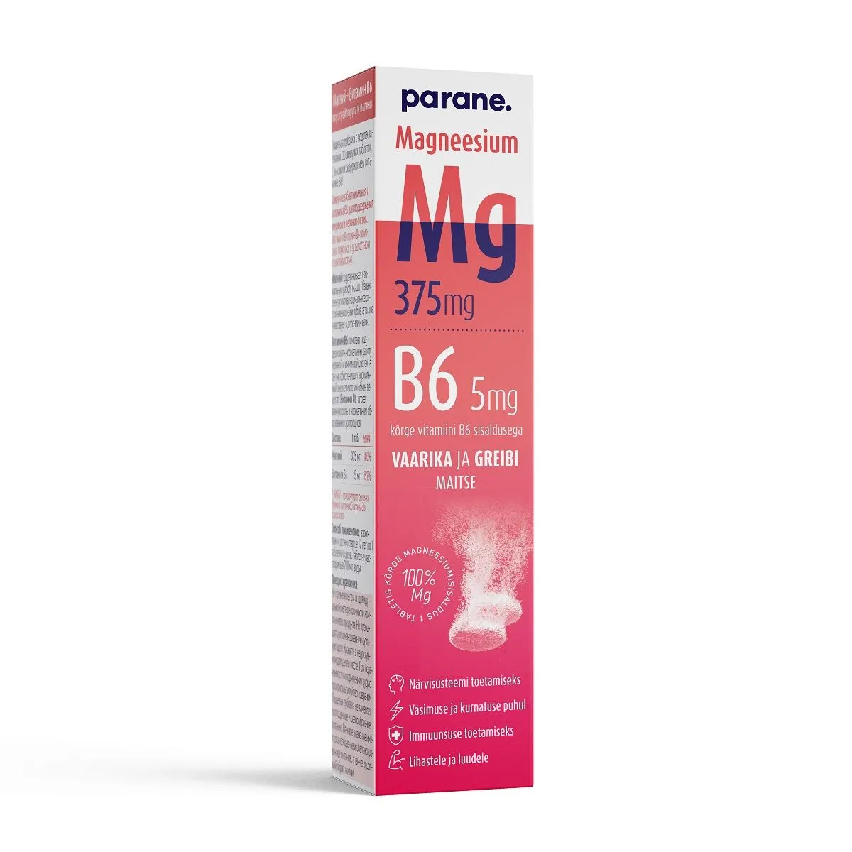 MAGNEESIUM 375MG+B6 5MG N20 - Product Image