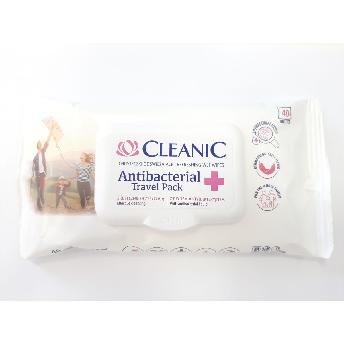 CLEANIC ANTIBAKTERIAALSED SALVRÄTIKUD N40 - Product Image