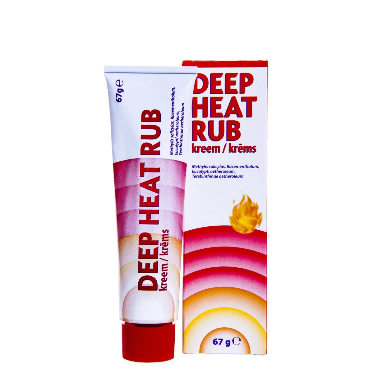 DEEP HEAT RUB KREEM 128+59,1+19,7+14,7MG/G 67G - Product Image