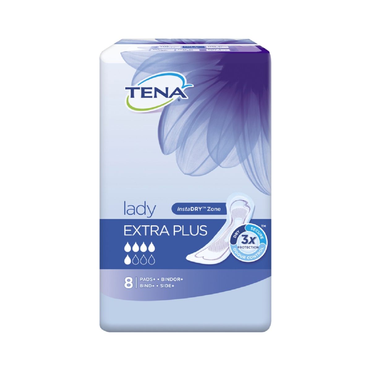 TENA LADY SIDE EXTRA PLUS N8 - Product Image