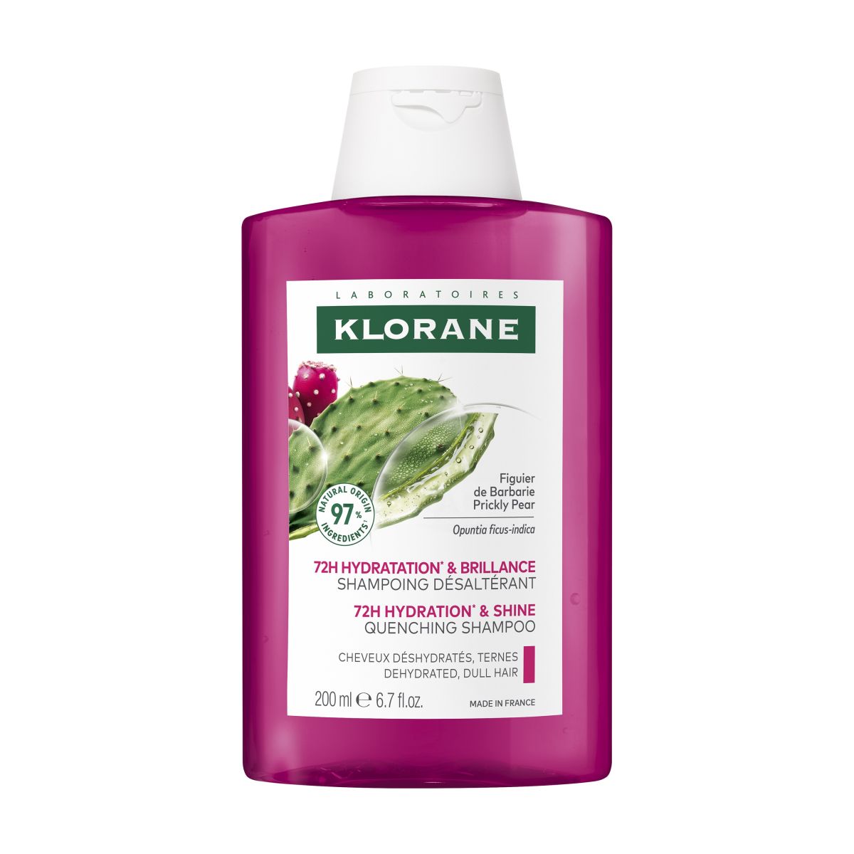 KLORANE SHAMPOON 72H NIISUTAV JA SÄRA ANDEV 200ML - Product Image