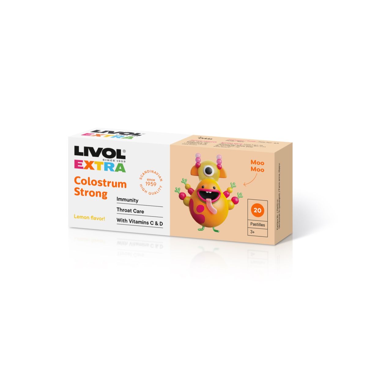 LIVOL EXTRA COLOSTRUM STRONG KURGUPASTILLID N20 - Product Image