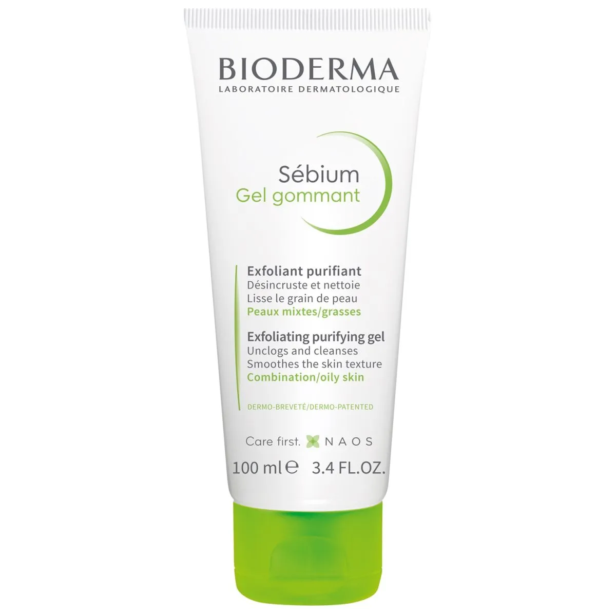 BIODERMA SEBIUM NÄOGEEL KOORIV 100ML - Product Image