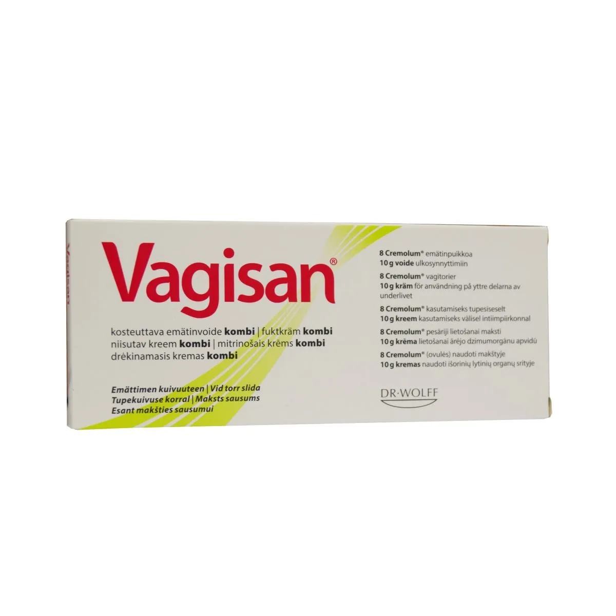 VAGISAN KOMBI VAG SUPP N8 + NIISUTAV KREEM 10G - Product Image