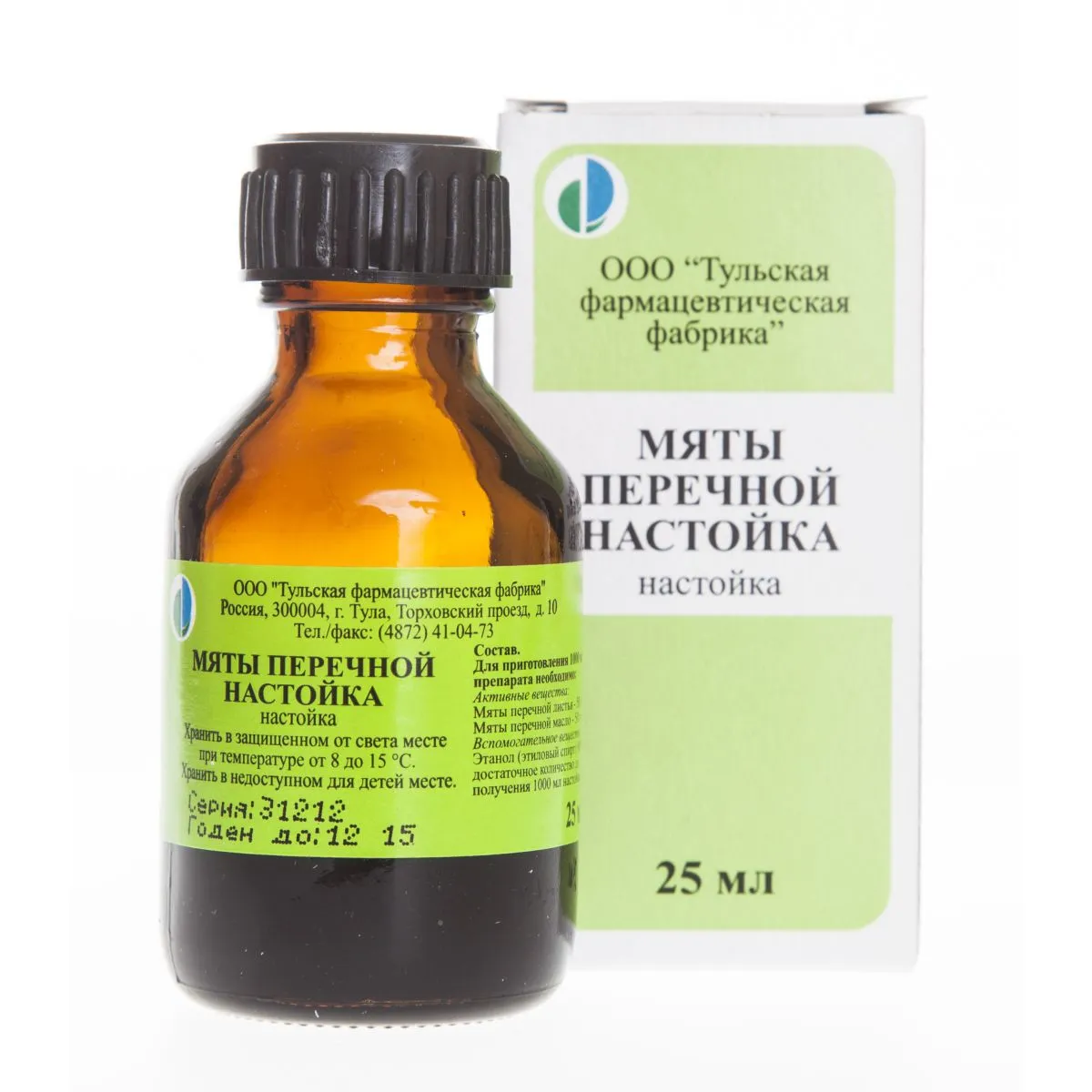 PIPARMÜNDITINKTUUR (MENTHAE PIPERITAE TINCT.) 25ML - Product Image