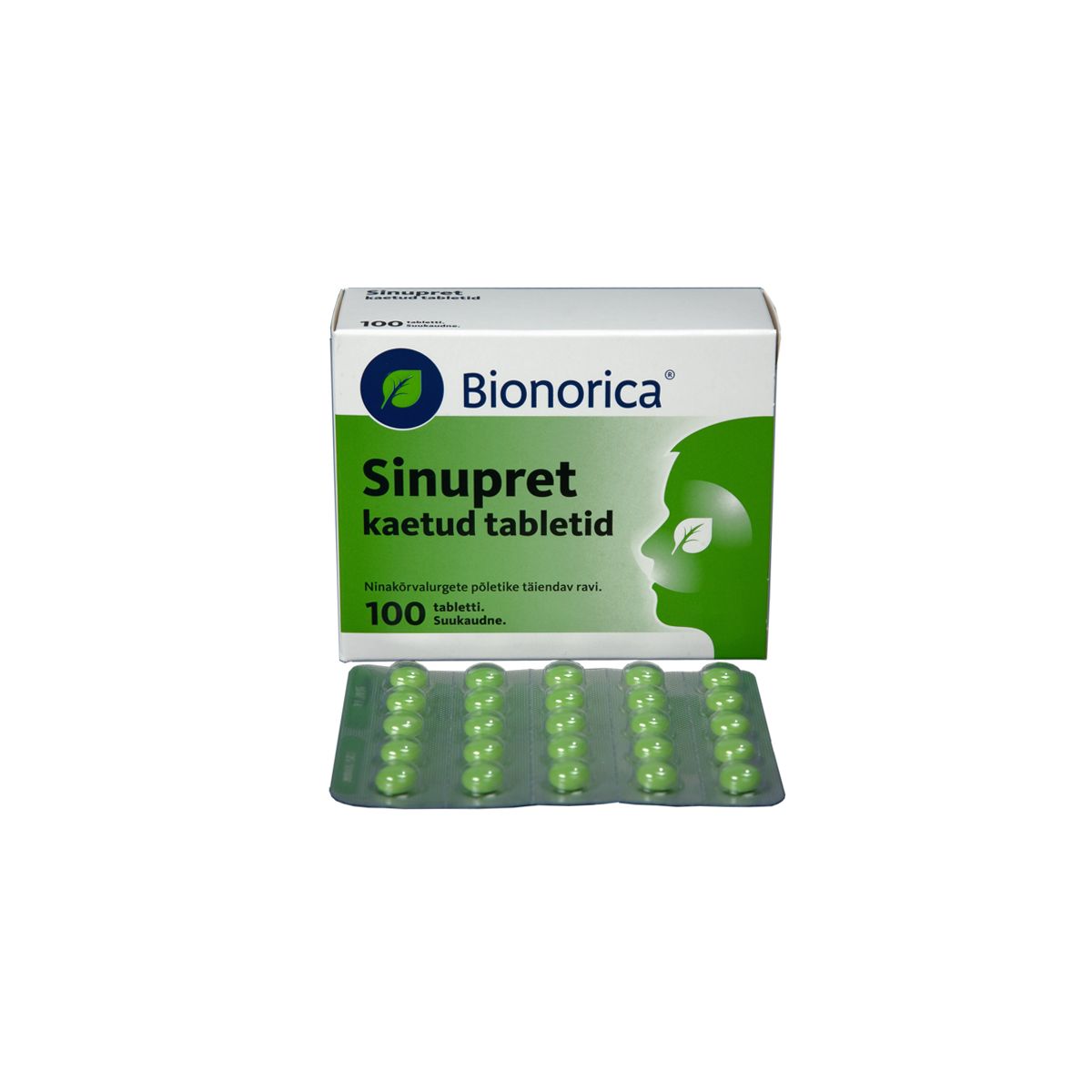 SINUPRET KAETUD TBL 6MG+18MG+18MG+18MG+18MG N100 - Product Image