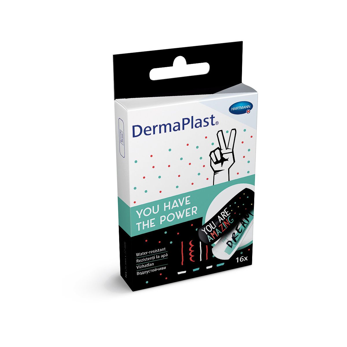 DERMAPLAST PLAASTRID POWER 25X72MM N16 - Product Image