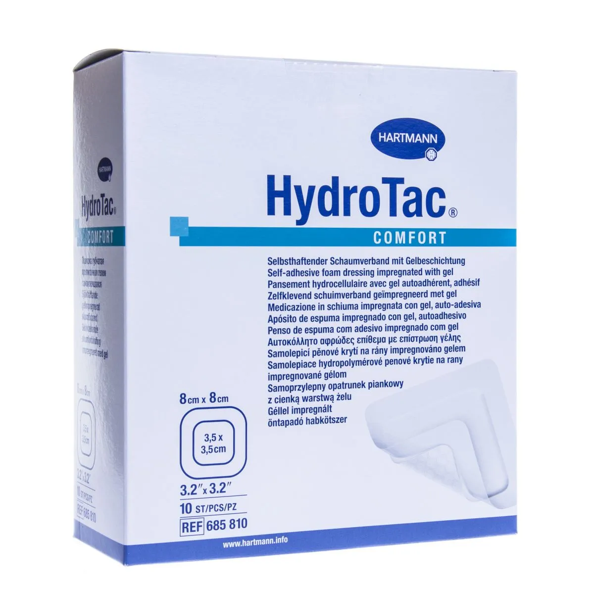 HYDROTAC COMFORT HAAVASIDE 8X8CM N10