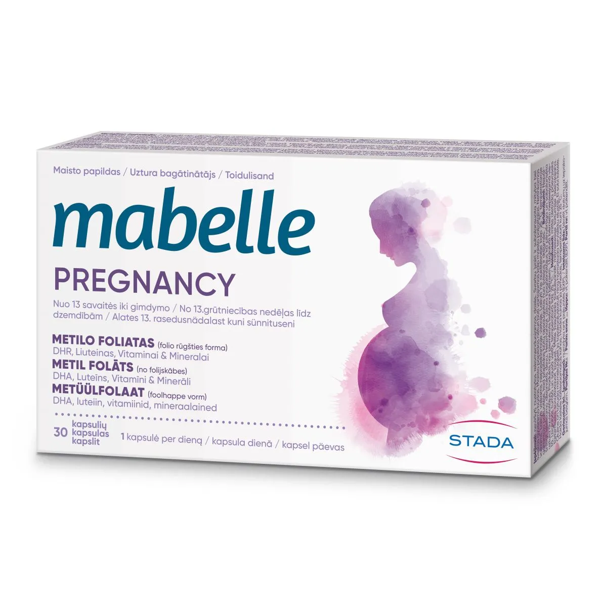 MABELLE PREGNACY KAPSLID N30 - Product Image