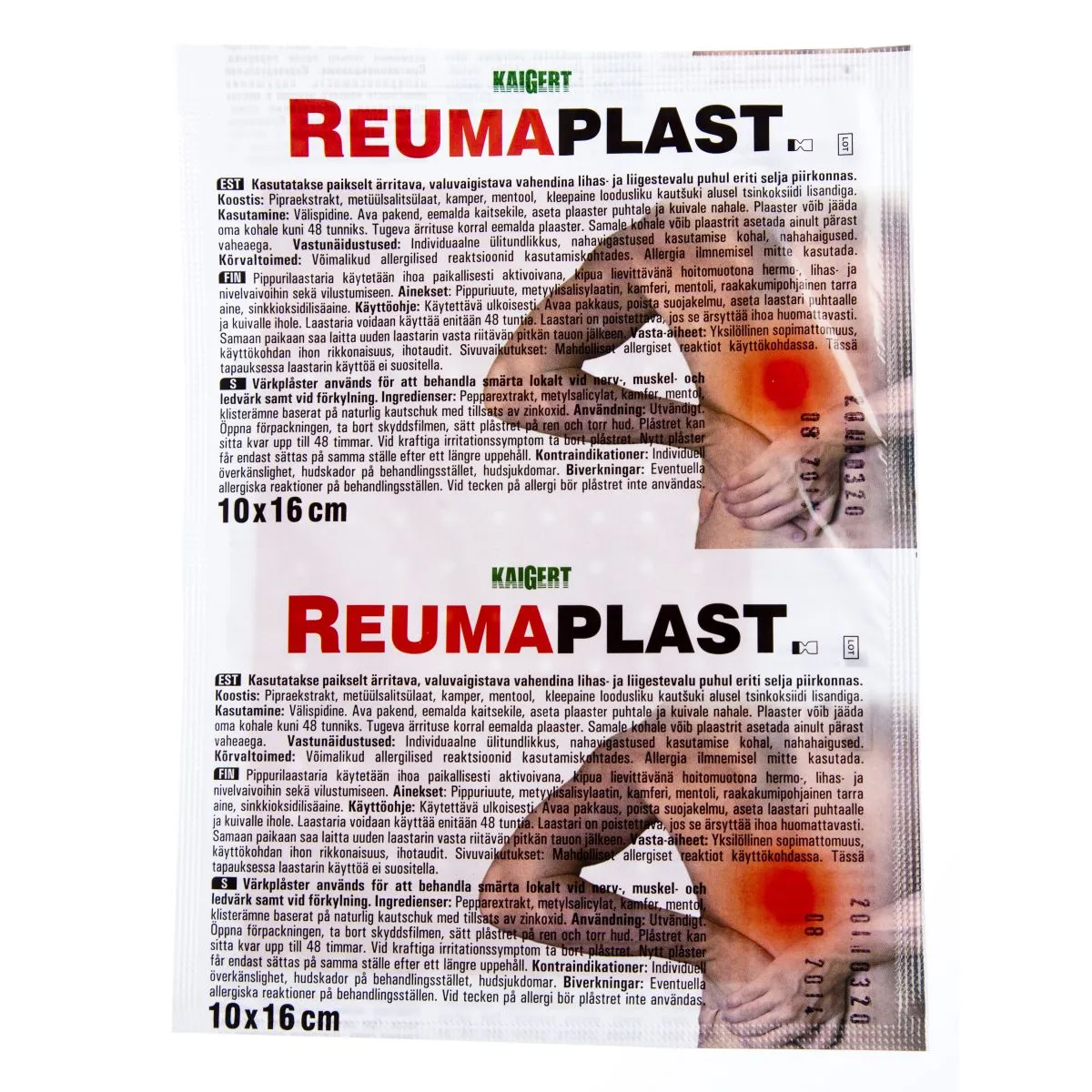 REUMAPLAST PLAASTER 10X16CM (KAIGERT)